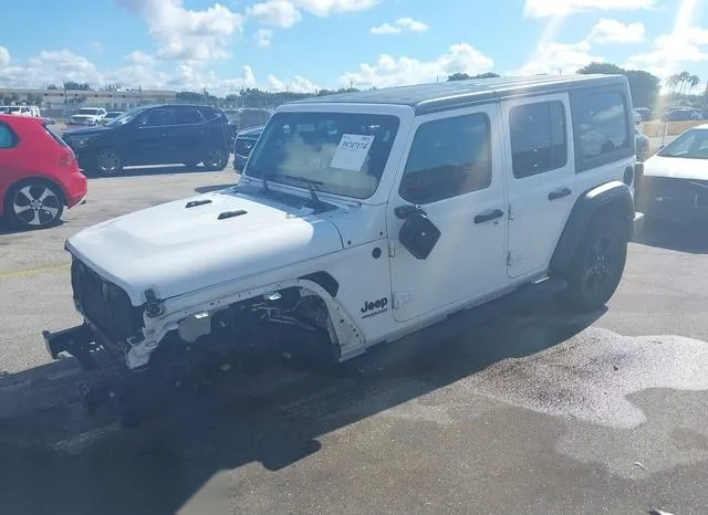 1C4HJXDG5MW593194 2021 2021 Jeep Wrangler- Unlimited Sport A 2