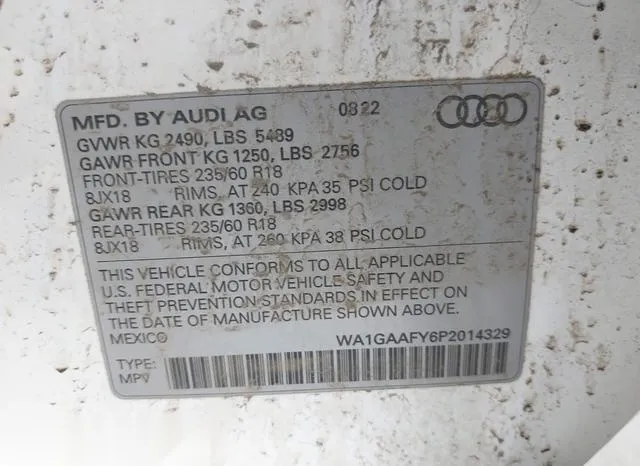 WA1GAAFY6P2014329 2023 2023 Audi Q5- Premium 45 Tfsi S Line  9