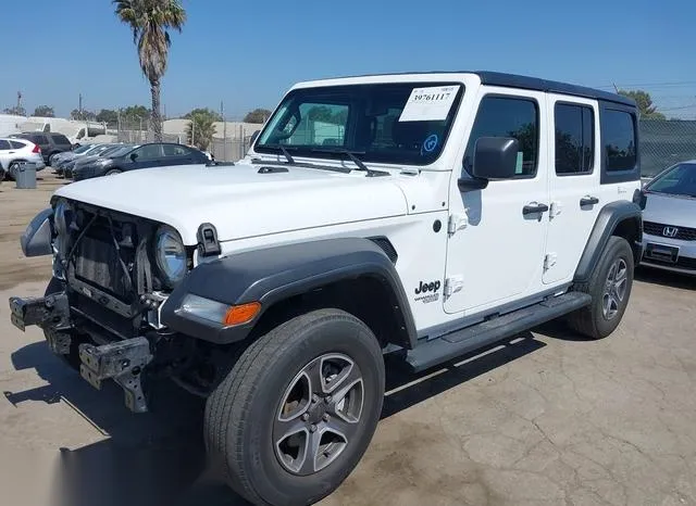 1C4HJXDG9MW827255 2021 2021 Jeep Wrangler- Unlimited Sport S 2