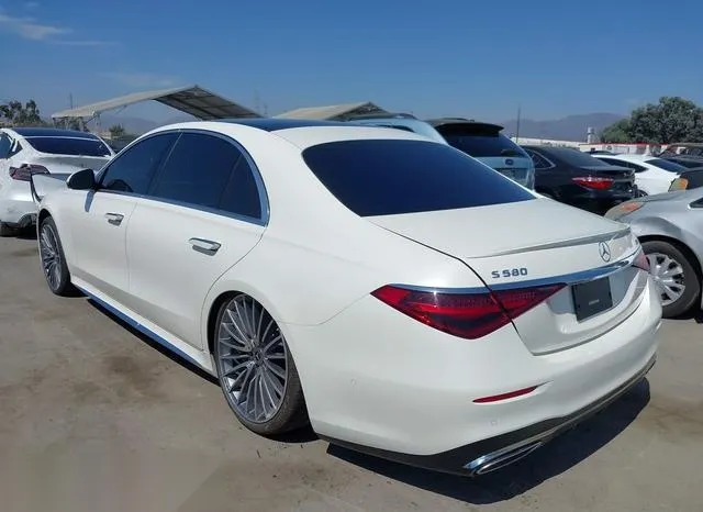 W1K6G7GB5NA125590 2022 2022 Mercedes-Benz S 580- 4Matic 3