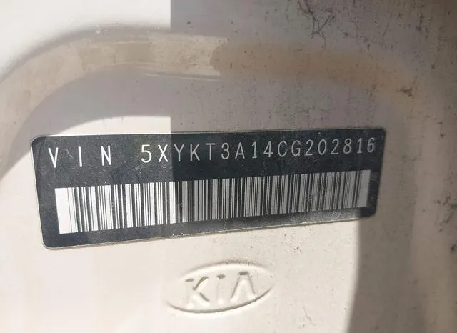 5XYKT3A14CG202816 2012 2012 KIA Sorento- LX 9