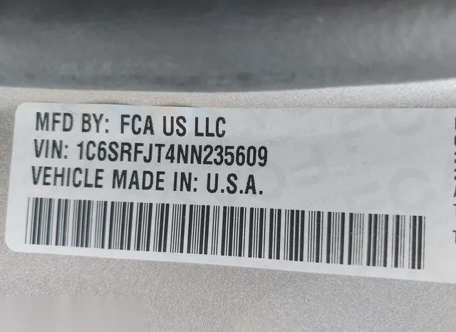 1C6SRFJT4NN235609 2022 2022 RAM 1500- Laramie  4X4 5-7 Box 9