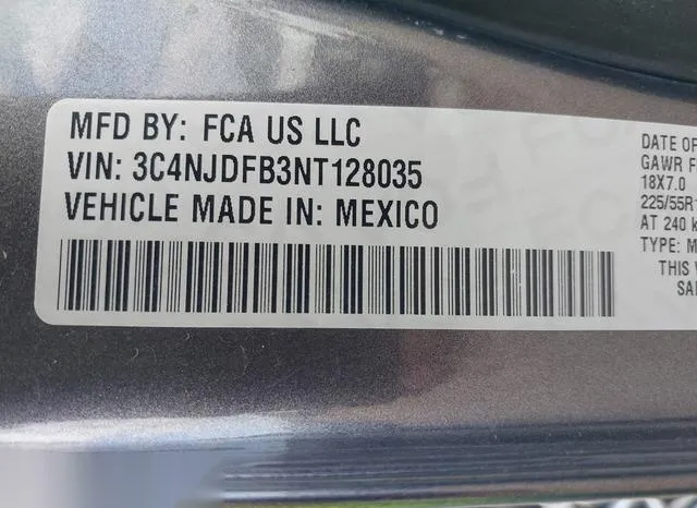 3C4NJDFB3NT128035 2022 2022 Jeep Compass- Latitude Lux 4X4 9