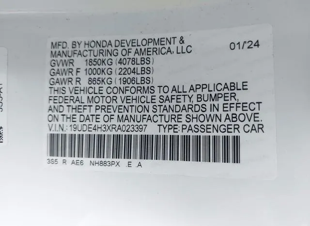 19UDE4H3XRA023397 2024 2024 Acura Integra- A-Spec 9