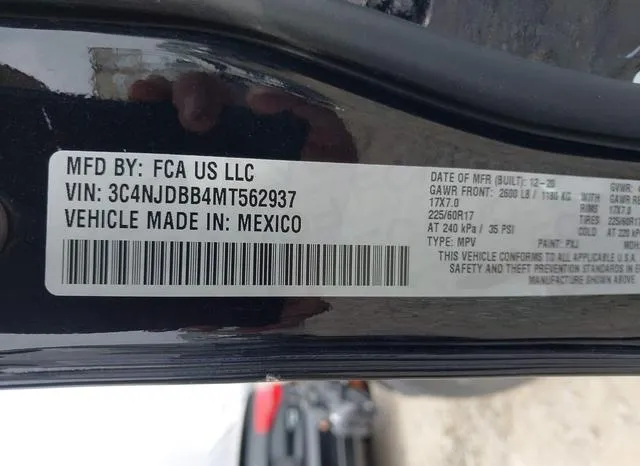 3C4NJDBB4MT562937 2021 2021 Jeep Compass- Latitude 4X4 9