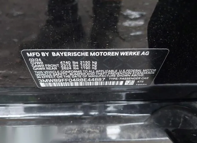 3MW89FF04R8E44887 2024 2024 BMW 3 Series- 330I Xdrive 9