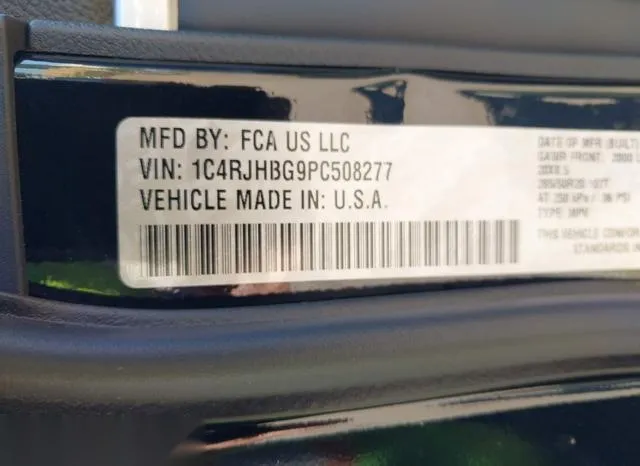 1C4RJHBG9PC508277 2023 2023 Jeep Grand Cherokee- Limited 4X4 9