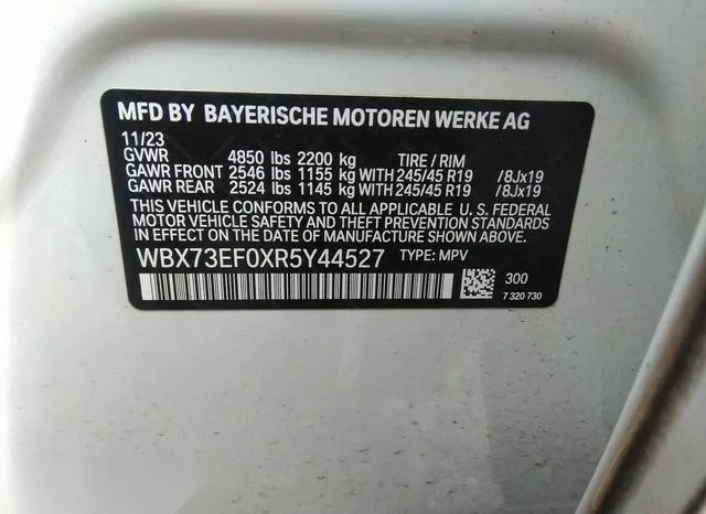 WBX73EF0XR5Y44527 2024 2024 BMW X1- Xdrive28I 9