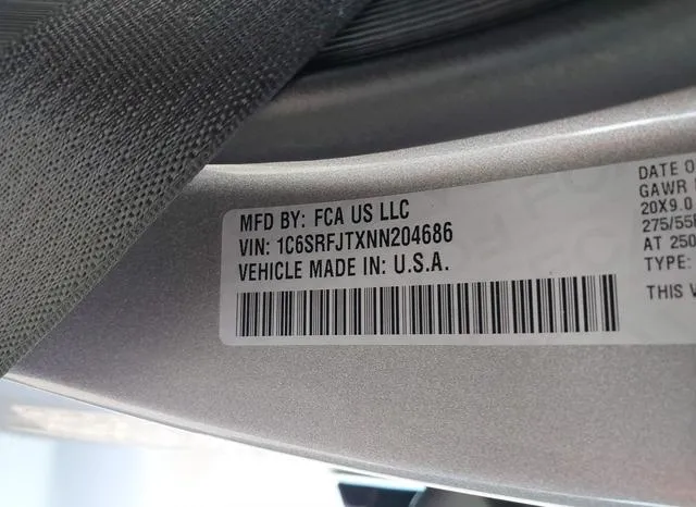 1C6SRFJTXNN204686 2022 2022 RAM 1500- Laramie  4X4 5-7 Box 9