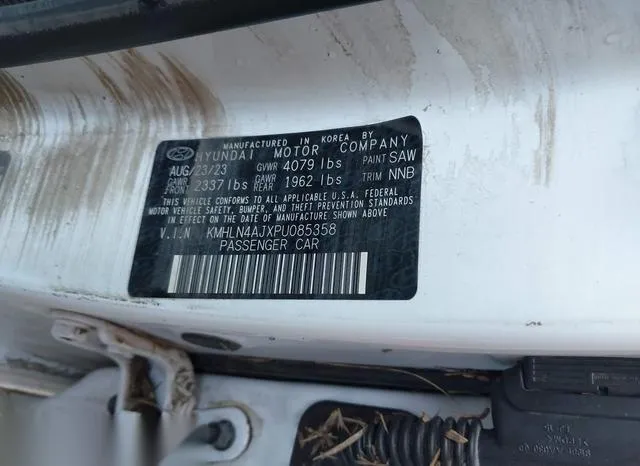 KMHLN4AJXPU085358 2023 2023 Hyundai Elantra- Hybrid Limited 9