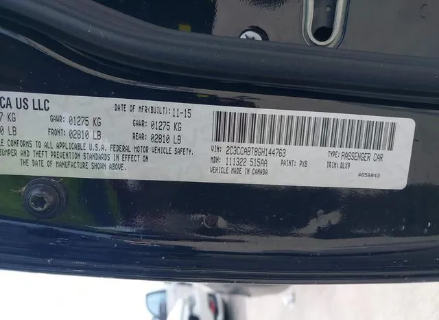 2C3CCABT8GH144763 2016 2016 Chrysler 300- 300S 9