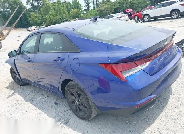 KMHLM4AJ4PU054531 2023 2023 Hyundai Elantra- Hybrid Blue 3