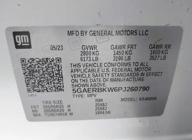 5GAERBKW6PJ260790 2023 2023 Buick Enclave- Essence Fwd 9