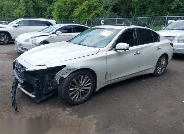 JN1EV7AR0JM443906 2018 2018 Infiniti Q50- 3-0T Luxe 2