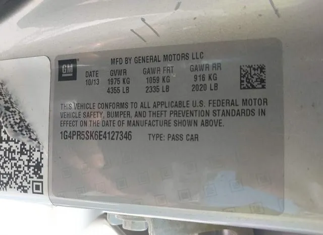 1G4PR5SK6E4127346 2014 2014 Buick Verano- Convenience Group 9