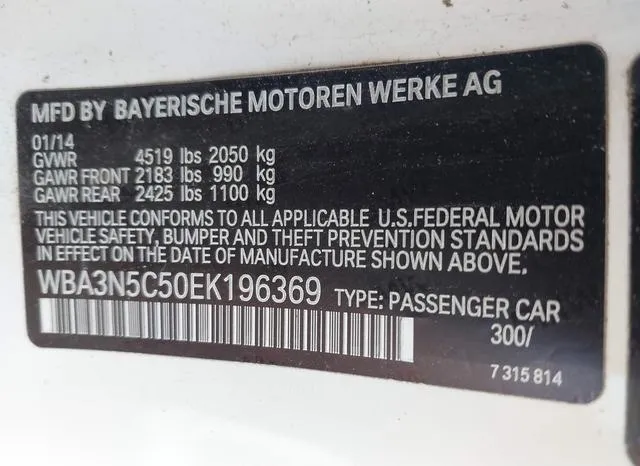 WBA3N5C50EK196369 2014 2014 BMW 4 Series- 428I Xdrive 9