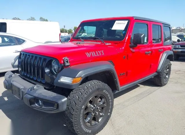 1C4HJXDG4MW694873 2021 2021 Jeep Wrangler- Unlimited Willys 4X4 2