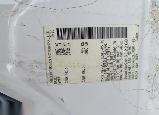 1N4BL4BV2MN312268 2021 2021 Nissan Altima- S 9