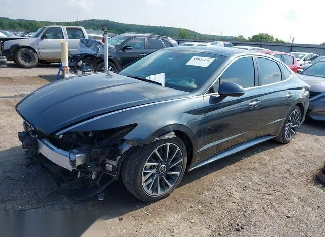 KMHL34J23MA156928 2021 2021 Hyundai Sonata- Limited 2