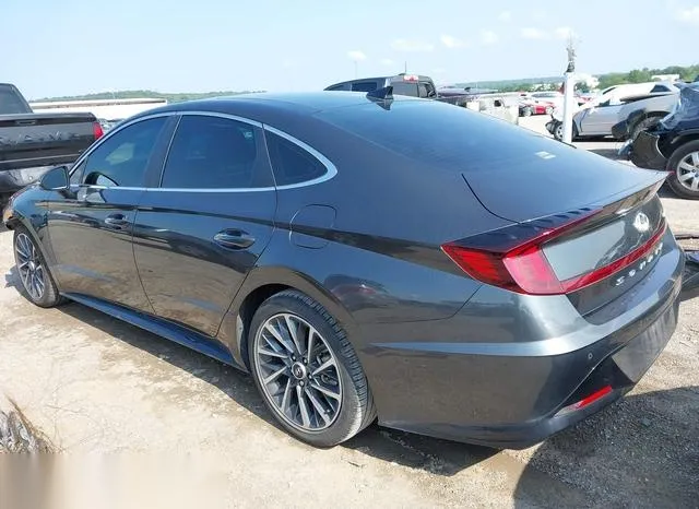 KMHL34J23MA156928 2021 2021 Hyundai Sonata- Limited 3