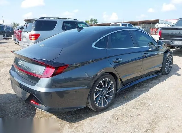 KMHL34J23MA156928 2021 2021 Hyundai Sonata- Limited 4