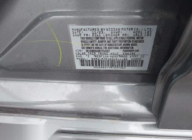 3N1AB8DV4RY254562 2024 2024 Nissan Sentra- Sr Xtronic Cvt 9