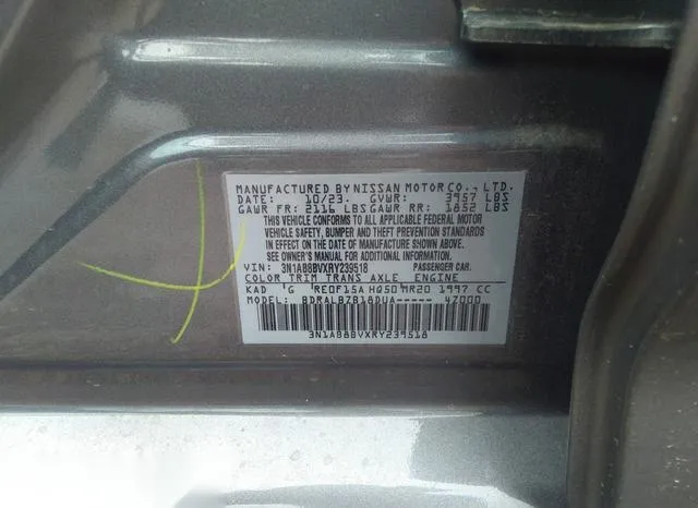 3N1AB8BVXRY239518 2024 2024 Nissan Sentra- S Xtronic Cvt 9