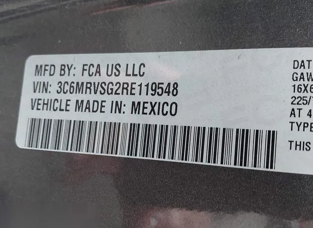 3C6MRVSG2RE119548 2024 2024 RAM Promaster- 3500 Cargo Van Sl 9