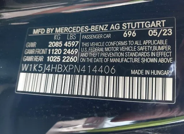 W1K5J4HBXPN414406 2023 2023 Mercedes-Benz Cla 250 Coupe- 4Matic 9