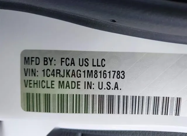 1C4RJKAG1M8161783 2021 2021 Jeep Grand Cherokee- L Altitude 4X4 9