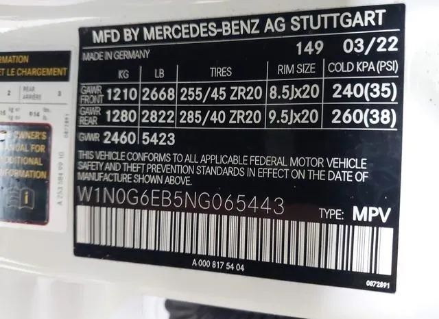 W1N0G6EB5NG065443 2022 2022 Mercedes-Benz Amg Glc 43- 4Matic 9