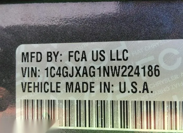 1C4GJXAG1NW224186 2022 2022 Jeep Wrangler- Willys 4X4 9