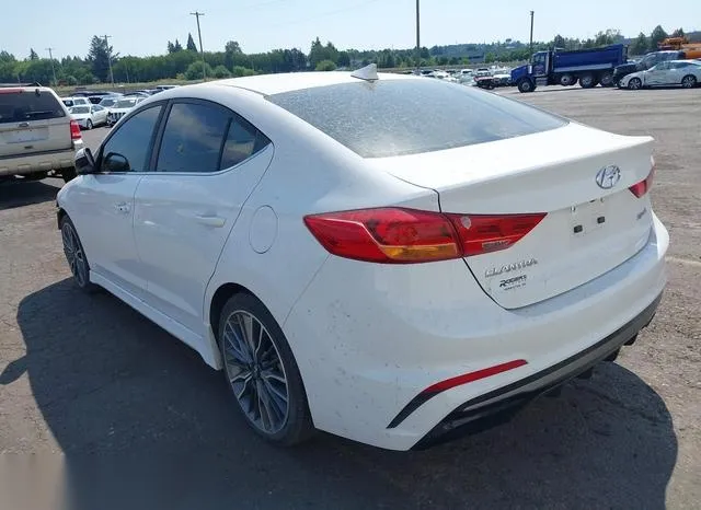 KMHD04LB5JU480290 2018 2018 Hyundai Elantra- Sport 3