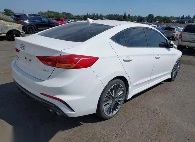 KMHD04LB5JU480290 2018 2018 Hyundai Elantra- Sport 4