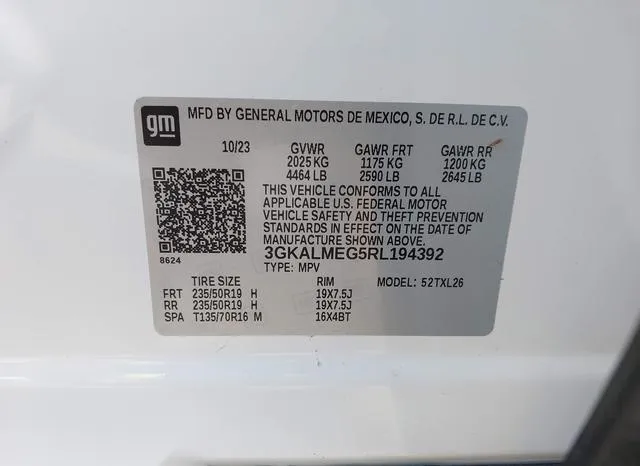 3GKALMEG5RL194392 2024 2024 GMC Terrain- Fwd Sle 9