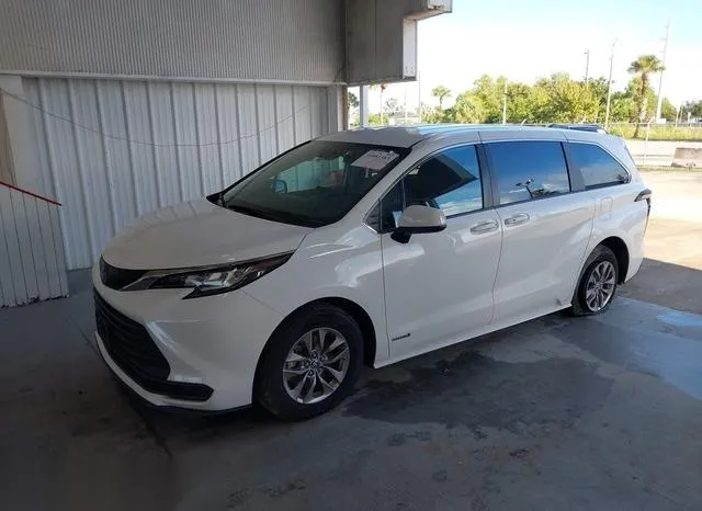 5TDKRKEC0MS016621 2021 2021 Toyota Sienna- LE 2