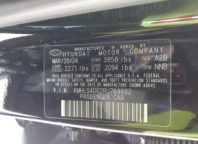 KMHLS4DG2RU769932 2024 2024 Hyundai Elantra- Sel 9