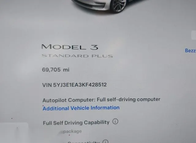 5YJ3E1EA3KF428512 2019 2019 Tesla Model 3- Long Range/Mid Ra 7