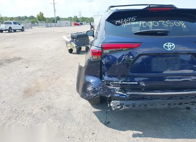 5TDEBRCH8NS092596 2022 2022 Toyota Highlander- Hybrid Platinum 6