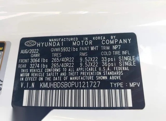 KMUHBDSB0PU121727 2023 2023 Genesis GV80- 2-5T Awd 9