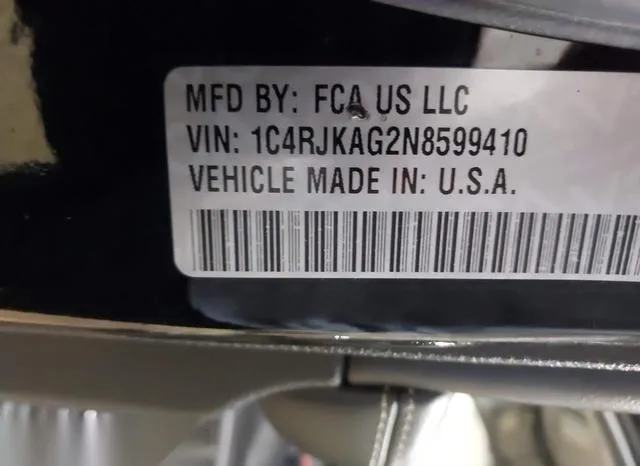 1C4RJKAG2N8599410 2022 2022 Jeep Grand Cherokee- L Laredo 4X4 9