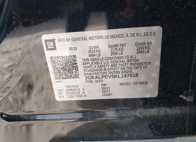 3GKALPEV5KL147918 2019 2019 GMC Terrain- Slt 9