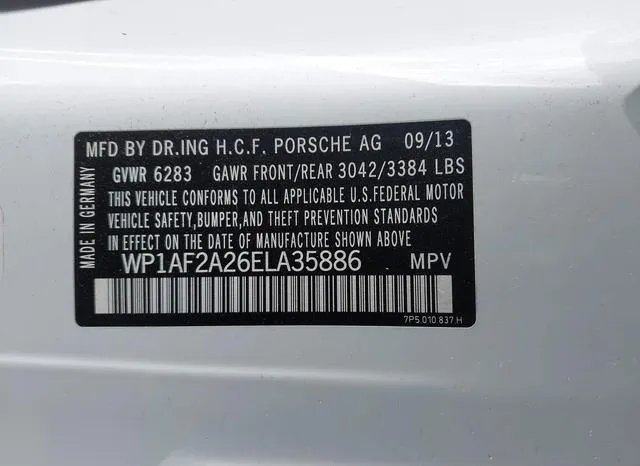 WP1AF2A26ELA35886 2014 2014 Porsche Cayenne- Diesel 9