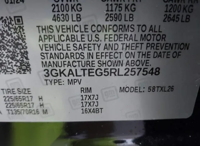 3GKALTEG5RL257548 2024 2024 GMC Terrain- Awd Sle 9