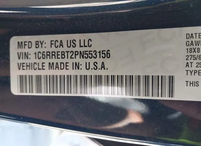 1C6RREBT2PN553156 2023 2023 RAM 1500- Big Horn Quad Cab 4X2  9