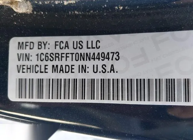 1C6SRFFT0NN449473 2022 2022 RAM 1500- Big Horn  4X4 5-7 Box 9