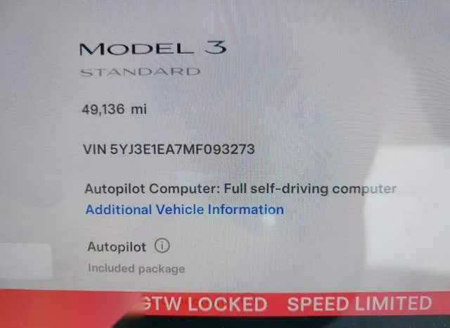 5YJ3E1EA7MF093273 2021 2021 Tesla Model 3- Standard Range Pl 7