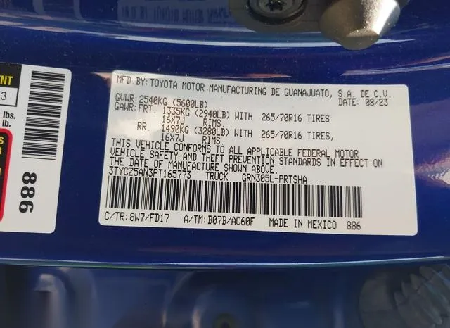 3TYCZ5AN3PT165773 2023 2023 Toyota Tacoma- Trd Off Road 9