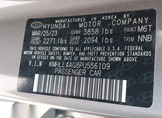 KMHLL4AG8PU556109 2023 2023 Hyundai Elantra- SE 9