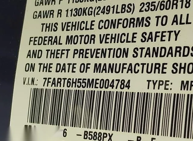 7FART6H55ME004784 2021 2021 Honda CR-V- Hybrid Ex 9